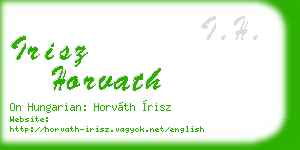 irisz horvath business card